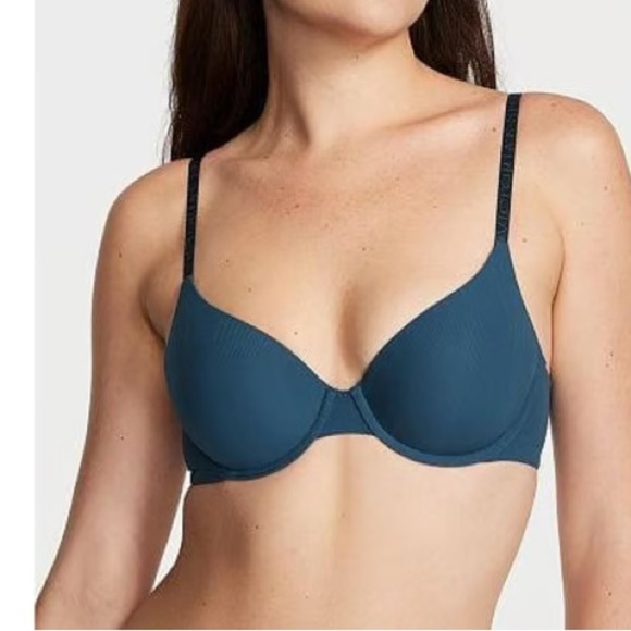 Victoria’s Secret Demi Lightly Padded Midnight Sea Bra - Picture 1 of 7